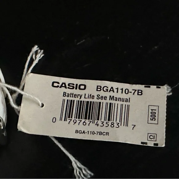 Casio Baby-G White Series BGA110-7B Digital Quartz Watch - Picture 5 of 7